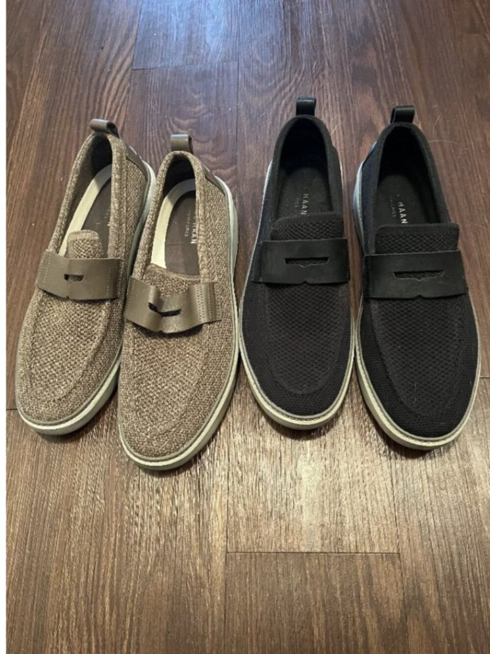 Cole Han Knit Penny Loafers